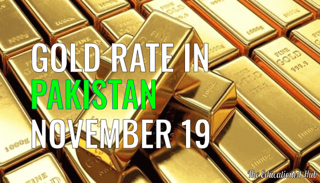 Latest Gold Rate in Pakistan Today 19th November 2021