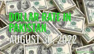 Dollar Rate in Pakistan Today 30th August 2022