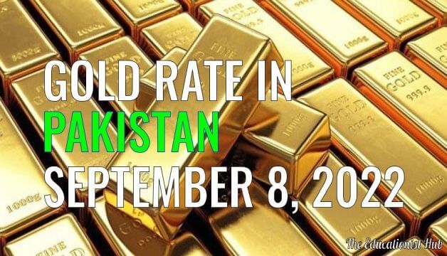 Gold Rate in Pakistan Today 8th September 2022