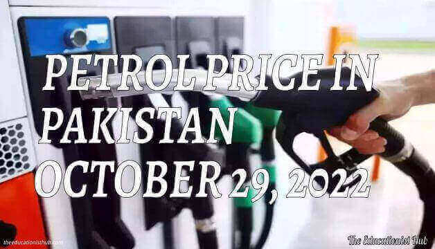 Petrol Price in Pakistan Today 29th October 2022