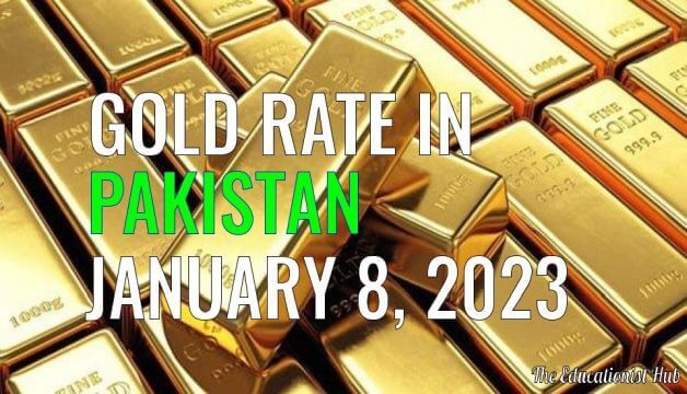 Latest Gold Rate in Pakistan Today 8th January 2023