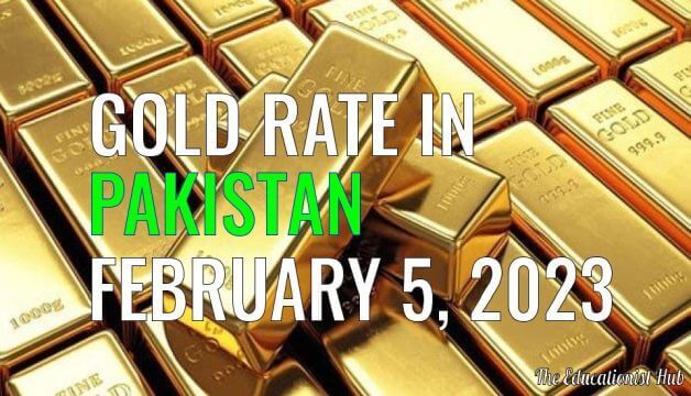 Latest Gold Rate in Pakistan Today 5th February 2023