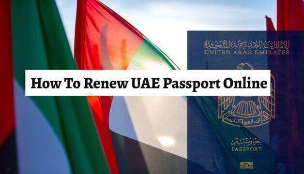 UAE Passport Renewal Online