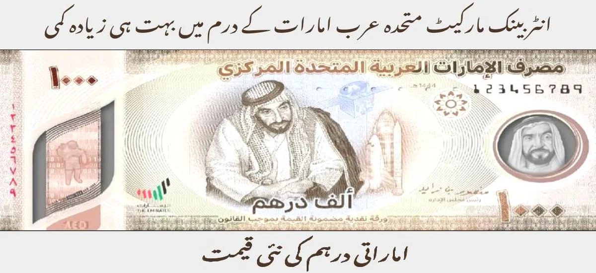 Value of the Emirati Dirham