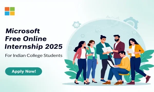 microsoft free online internship for india college students