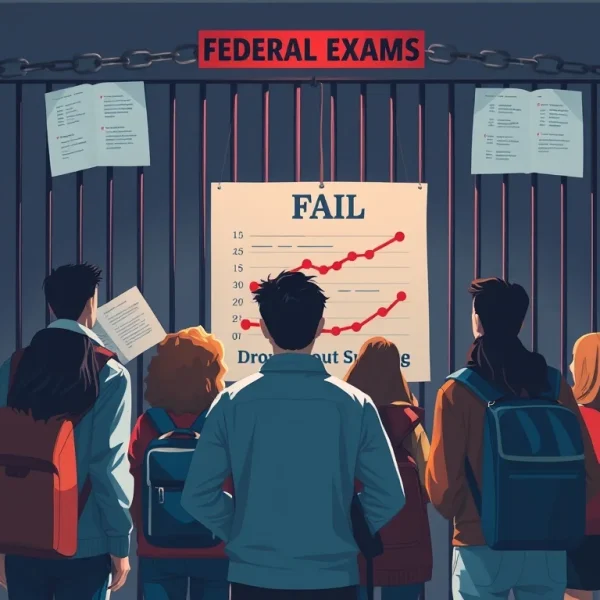 Federal Schools Block Failing Students from Board Exams, Risk Dropout Surge