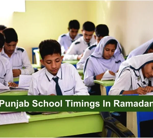 Ramzan School Timings in Punjab