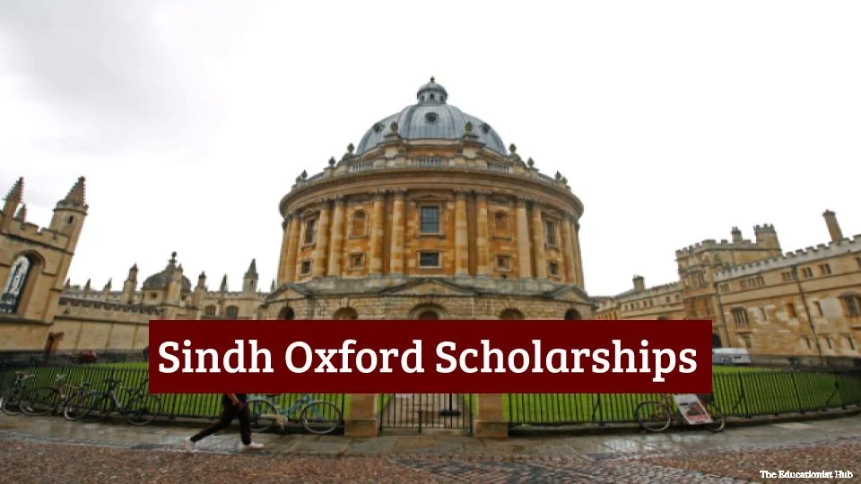 Sindh Oxford Scholarships Announcement