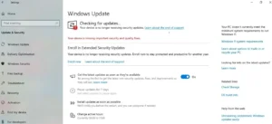 Reinstall-via-Windows-Update
